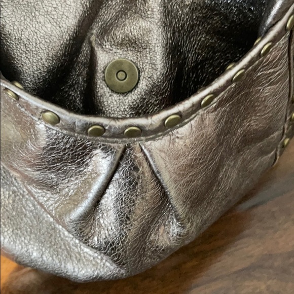 KOOBA metallic silver studded Marcelle hobo bag - Picture 7 of 14